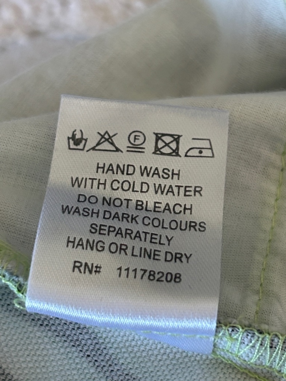 Wide Leg Green Swirl Print Pants - Picture 6 of 7